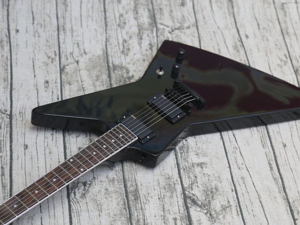 

binding over fretscustom electric guitar james hetfield black