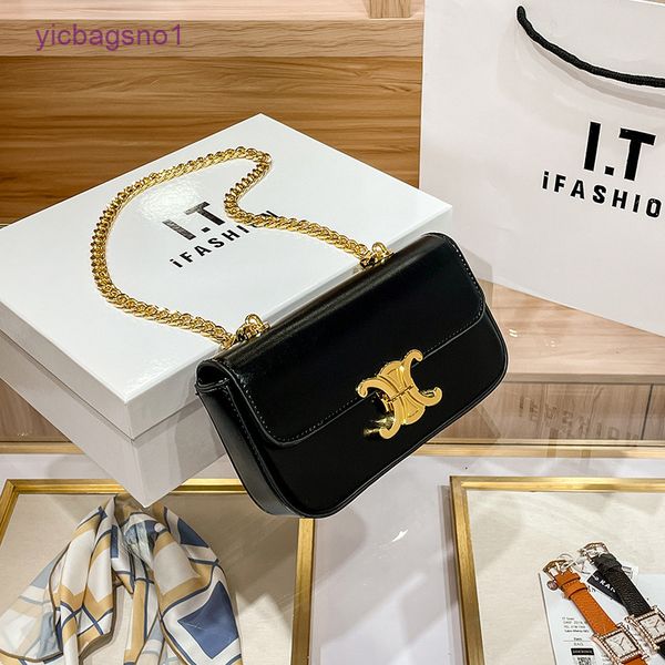 

bag celnes women's bag 2023 new triumphal arch medieval armpit box tofu uette fashion messenger