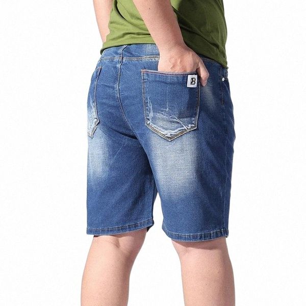 

men's shorts men's shorts 6xl plus size 5xl 7xl 8xl 9xl 190kg men half jeans loose denim casual ripped man short summer hole elast, White;black