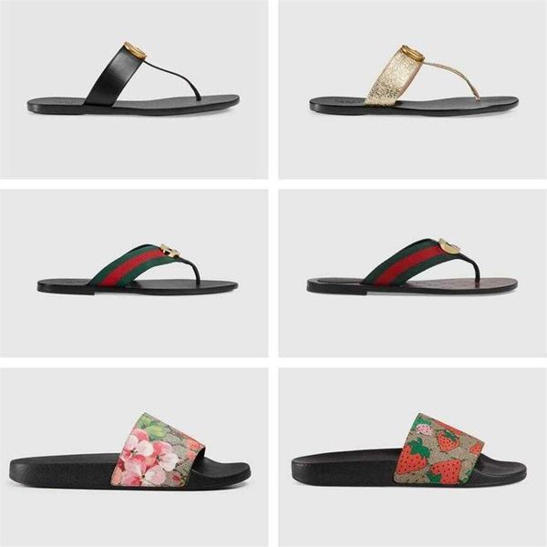 

slide sandal designer shoes luxury slides summer fashion wide flat slipper women men sandals345h, Black