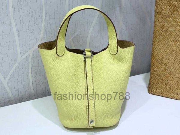 

new 5a picotin lock bags 18cm 22cm togo taurillon grainy leather totes handbags with dust bag rak h