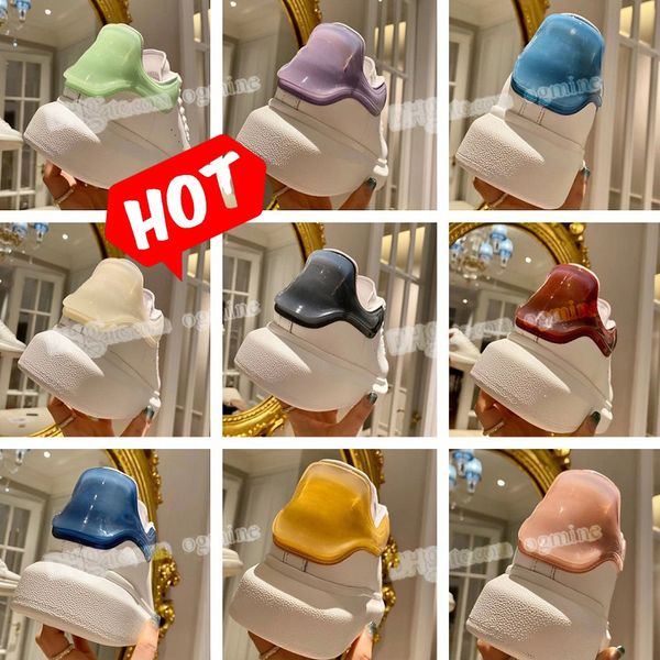 

boots woman men party wear dress shoe designer superior leather platform oversized sneakers white black mens womens luxury transparent resin