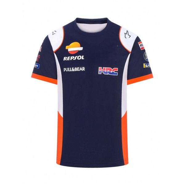 

men's t-shirts homens e mulheres pilotos hrc repsol competi o de equita o moto manga curta secagem rapida plus tamanho cami154l, White;black