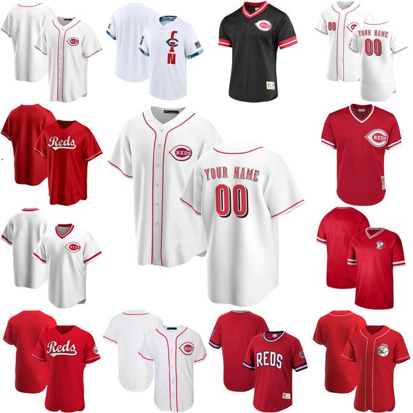 

custom jersey mens women youth cincinnati''reds''44 aristides aquino 0 alex blandino 2 nick castellanos 58 luis castillo, Blue;black