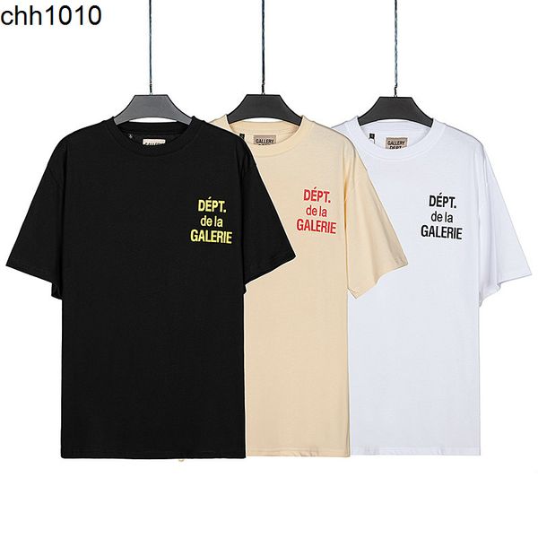 

gary dept2022 new tee spring summer short sleeve men's and women's fashion half sleeve t-shirt loose and thin lovers, White;black