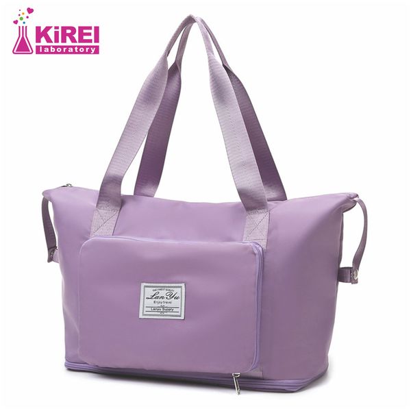 

duffel bags ladies foldable travel bag short-distance hand-held large-capacity waiting to be produced poor luggage fitness mummy 220908