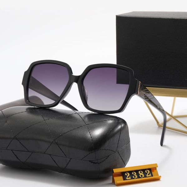 

luxury mens designer sunglasses for woman vintage square matte frame letter printed color film glasses trend, White;black