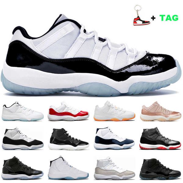 

men women 11 basketball shoe high low legend blue 25th anniversary bred 11s concord 45 prom night mens sport sneakers trainers for man