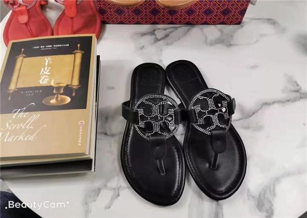 

fashion designer genuine leather sandals outdoor beach flip flop flat heel, Blue;gray