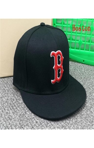 

hs boston sox fitted hats man cool letter b baseball caps flat hi, Blue;gray
