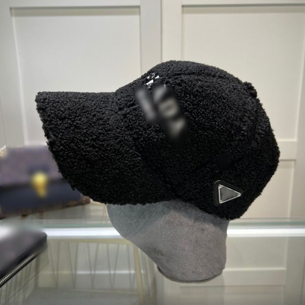 

fashion mens designer caps lamb fur winter men snapbacks dome casual baseball cap, Blue;gray