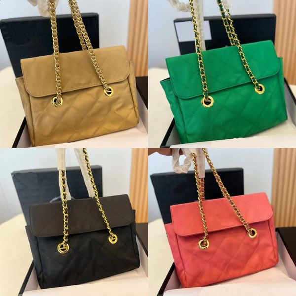 

new designer bag luxury women shoulder bags handbag leather designer crossbody wallet female purses 2022solid color chainbags