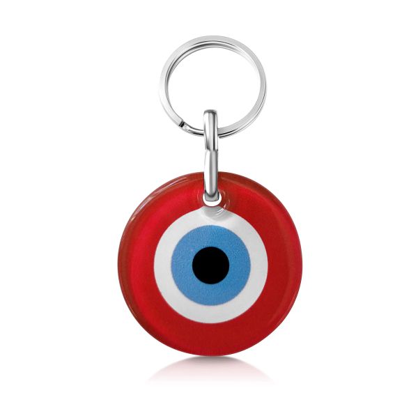 

key rings l evil eye keychain charm holder for women and men good luck colorf protection amet keys drop delivery 2022 yydhhome amqoo, Slivery;golden