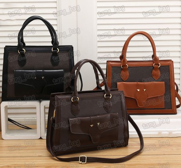 

designer totes shoulder bag woman handbag pu leather handle cross body purse