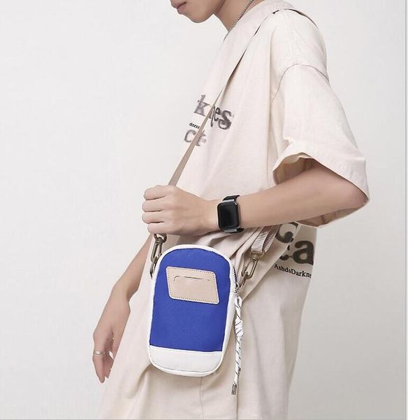

men crossbody shoulder bag mobile phone pouch women purse strap handbag nylon gifts