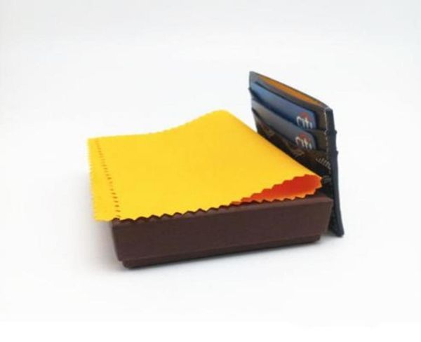 

card holder paris style luxury designer classic men women famous genuine leather gy credit mini wallet, Brown;gray