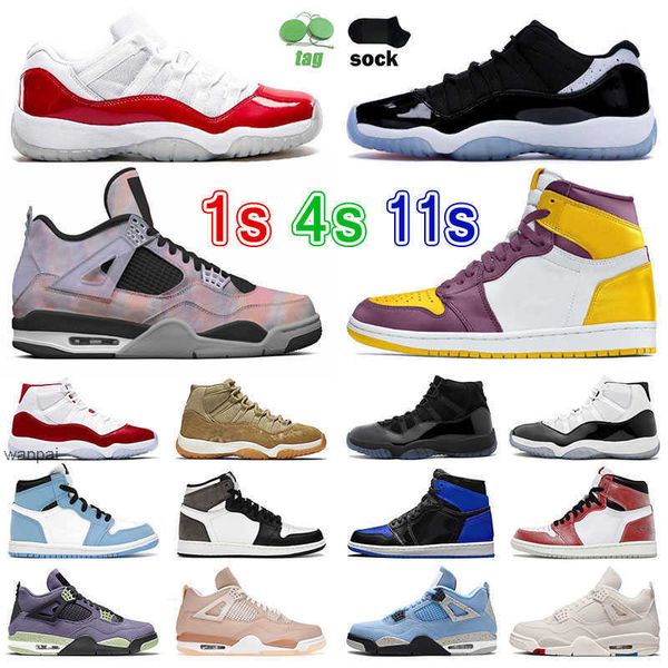 

2022 low jumpman11s infrared 23 mens womens basketball shoes multiy jumpman 1 1s 4 4s 11 sports illustrated patent royal blue sail canvas