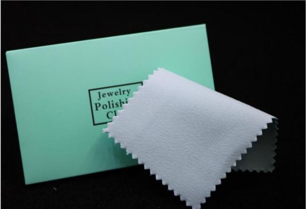 

100pcs silver polish cleaning polishing cloth with package silver cleaning, Blue
