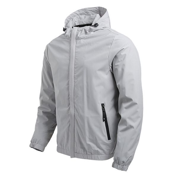 

mens jackets spring autumn casual sports hooded coat jacket 220908, Black;brown