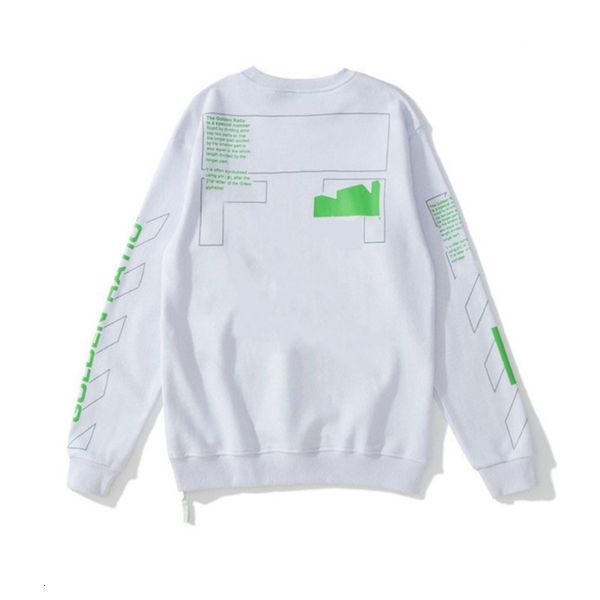 

mens classic offs sweatshirts designer hoodies loose pullover hip hop oils paint back arrow x men women hooded casuals hoodie, Black