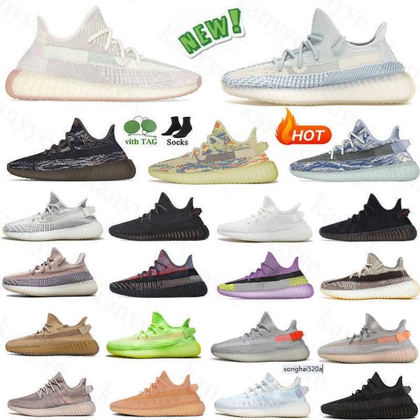 

shoes running shoes mens women oreo refective sport casual zebra black white outdoor big v2 boosts''yezzies''350 sneaker