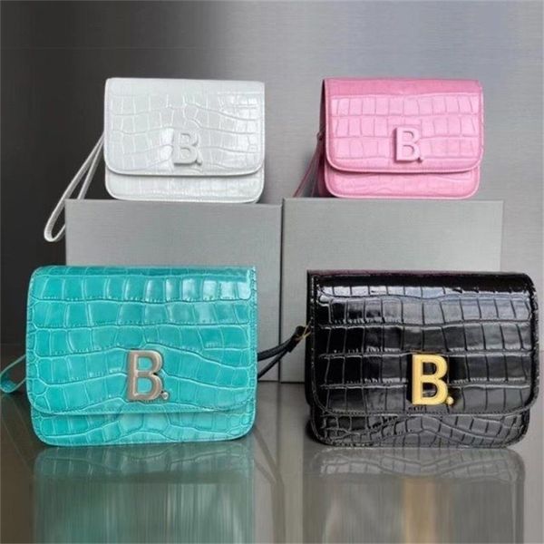 

women handbags classic balencigass bags version net high red home hourglass leather women's crocodile word tofu single shoulder messeng