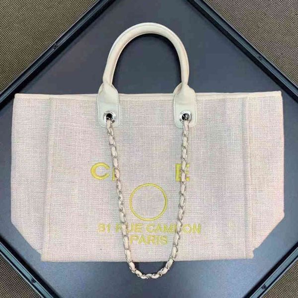 

luxury fashion women's handbags beach bags ch brand canvas embroidered label women packs evening bag classic big handbag designers larg