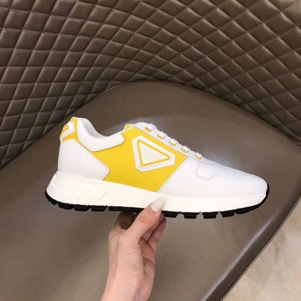 

2022 new sneakers shoes 2022ss luxury designer 1 platform mens 1 genuine leather trainers for men flat casual shoe are size ejf, Black