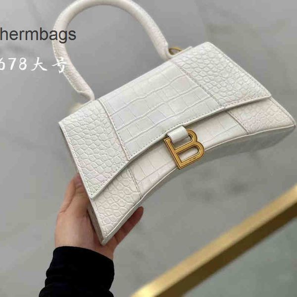 

bag spring shoulder designer balencaigass bags italy brand leather crocodile fashion versatile hourglass summer small one messenger 22 3uun
