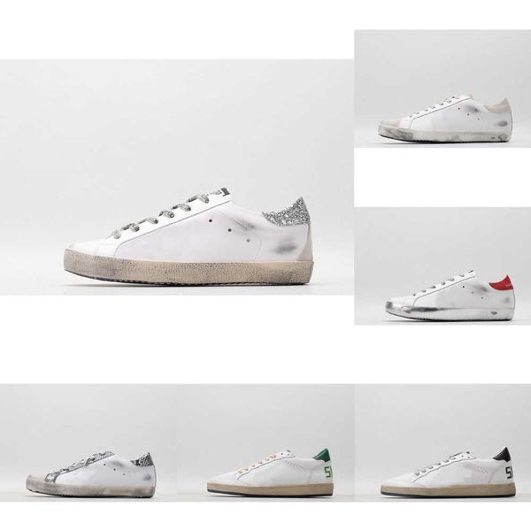 

designer sneakers casual shoes super star luxury dirtys sequin white do-old dirty