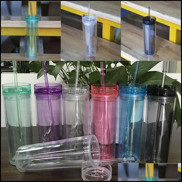 

bar tools clear single color cup two layers heat protection mug with lid st home bar office cups no handle 9dy g2 drop deliver sport1 dhxtj