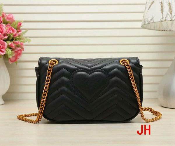 

women's designers handbag famous shoulder bag crossbody tote purse handbag luxury brand message bags classic pu leather #2079 gold chai