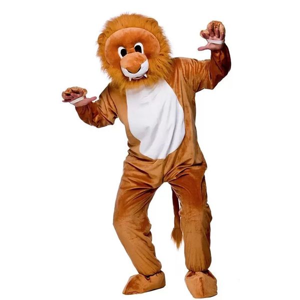 

mascot doll costume lion cartoon doll costume halloween christmas easter compressible headgear large stage costume, Red;yellow