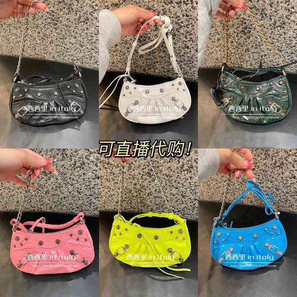 

bags womens balencigass designer classic motorcycle bagitaly mini cagole armpit messenger ladys luxury trendy fashion popular handbags