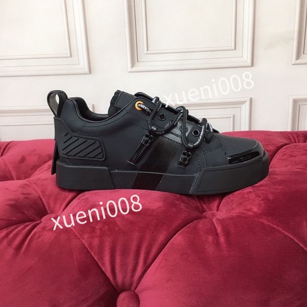 

2022 trainer casual shoes flat mens designers sneaker fashion platform womens vintage flowers white black leather hc210405, Red;white