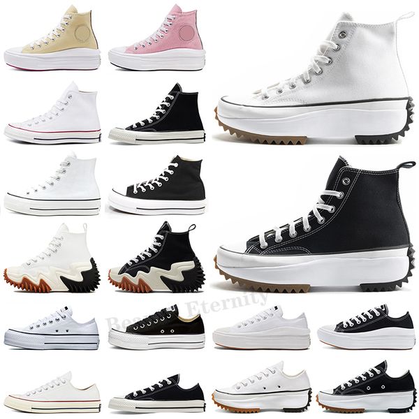 

canvas casual shoes platform high reconstructed slam jam triple black white low women sport sneakers 36-40