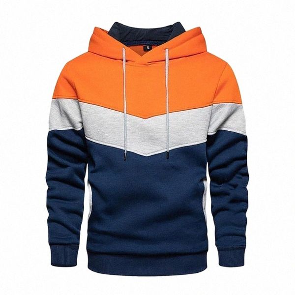 

men's hoodies & sweatshirts men's hoodies & sweatshirts hooded sportswear trend splicing fashion casual jogging gym exercise 031z#, Black