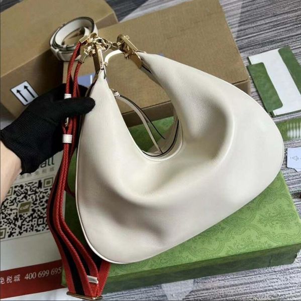 

luxury brand shoulder bags hh moon shoulder bag underarm attache handbag purse crossbody bag genuine leather women fashion letters lady gray