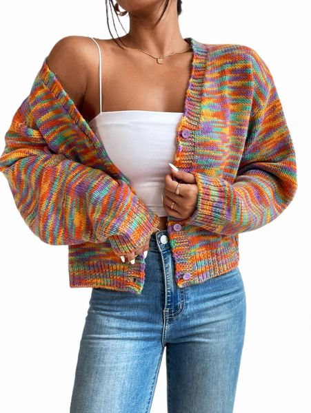 

women's sweaters space dye drop shoulder cardigan u0ge#, White;black
