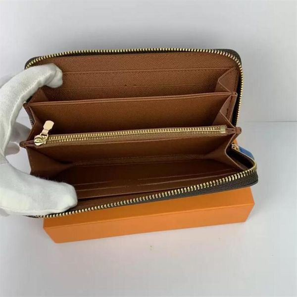 

designer bags classical purse brand fashion women men clutch wallet pu leather wallet single zipper wallets lady ladies long without bo277l, Red;black