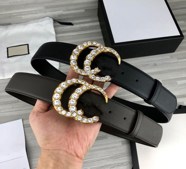 

5aaaaa designer belt for men and women monogram diamond buckle, Black;brown