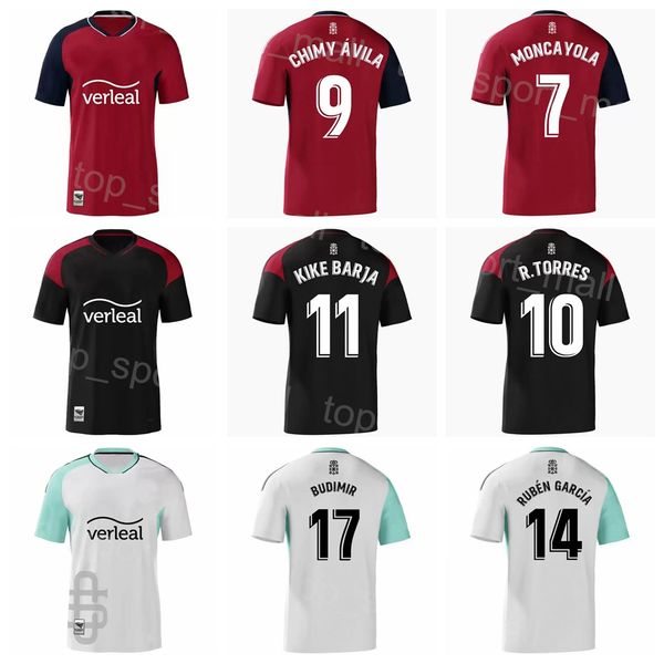 

osasuna avila soccer jersey 2022 2023 club oroz enrique garcia david herrera gomez unai garcia moncayola ruben pena nacho vidal football shi, Black;yellow