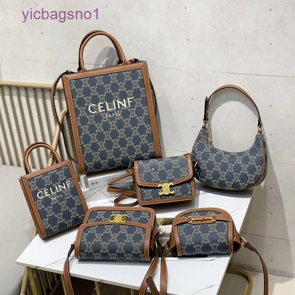 

bag celnes middle ancient arc de triomphe tote mini leather floral print handbag one shoulder cross canvas bag girl