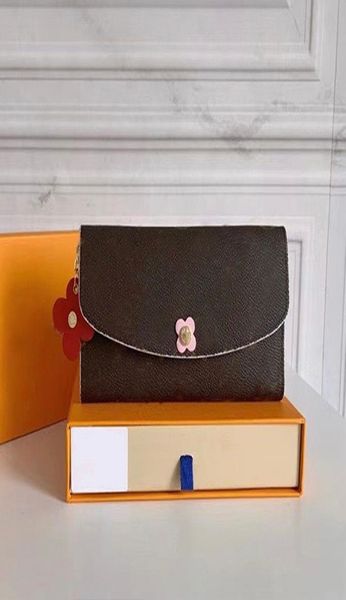 

buckle wallets women fashion hanging flowers clutch long purses woman luxur, Red;black