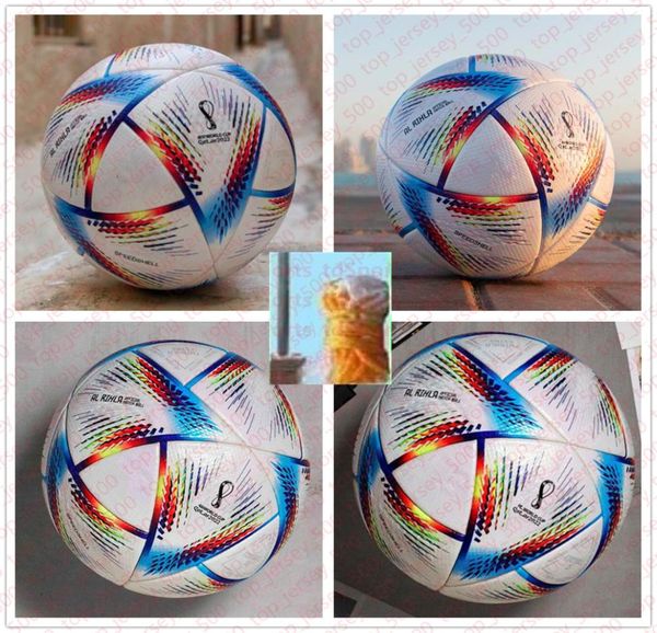 

new qatar world cup 2022 soccer ball size 5 highgrade nice matc