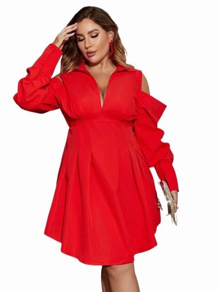 

plus size dresses glamaker plus cold shoulder asymmetrical hem dress l3hb#, Black