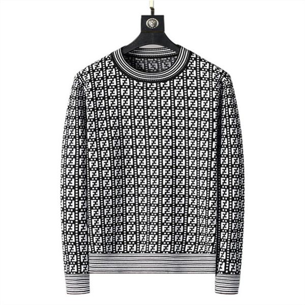 

22ss fall new men's and women's sweaters designer style of luxury fabrics fashion brand casual 100% cotton high craft collar therm, White;black