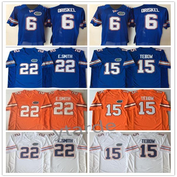 

mens florida gators tim tebow jerseys 22 emmitt smith 6 jeff driskel ncaa college football jerseys white blue orange s-3xl273n, Black