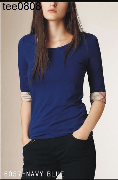 

balencaigass family high version women's summer new korean version simple slim fit short casual women's round neck solid multicolo, White