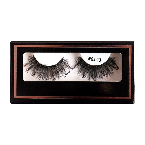 

hand made reusable curled false eyelashes for halloween messy crisscross multilayer thick fake lashes extensions eyes makeup easy to wear dh